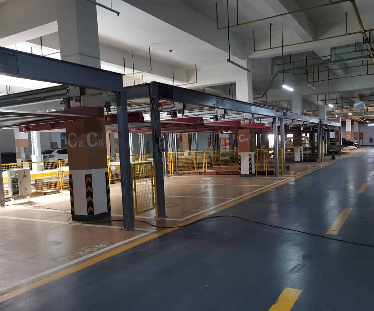 小區簡易升降類立體車庫停車設備